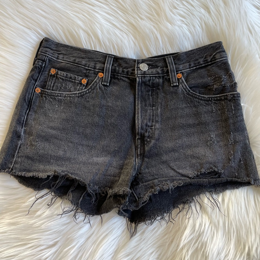 Black Levi shorts, size 26